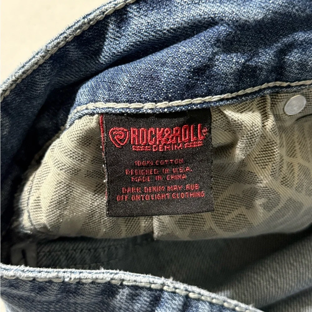 Rock and‎ Roll Cowboy Double Barrel Relaxed Straight Leg Jean Mens 32x27